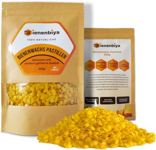 Bienenbiya 100% Reines Bienenwachs Pastillen