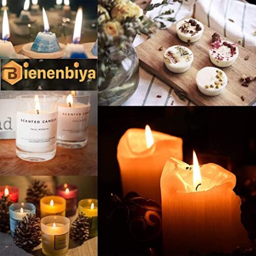 Bienenbiya 100% Pure Beeswax Pastilles without Additives, 200 g Natural Organic Beeswax for Ointments, Cosmetics, Candles, Soaps, Beeswax Cloths, Candle Making and Leather / Wood Care - Image 2