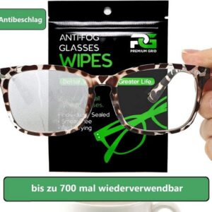 Brillenputztuch Antibeschlag Brillentuch Mikrofaser bis zu 700 Mal anwendbar