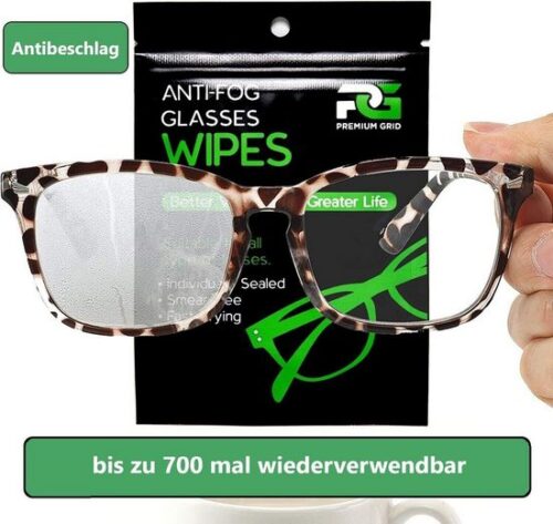 Brillenputztuch Antibeschlag Brillentuch Mikrofaser bis zu 700 Mal anwendbar