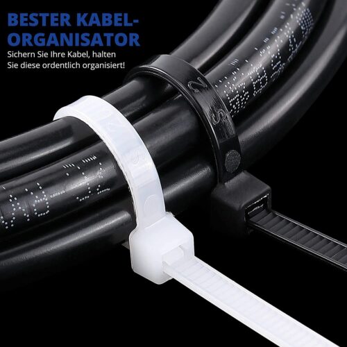 150 Stück Kabelbinder Schwarz,100 x 2,5 mm,UV Beständig - Image 3