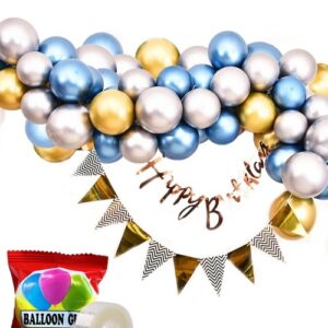 Ballongirlande Geburtstag Ballonbogen Kit Chrom Metallic Ballon Hochzeitsparty