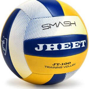Beachvolleyball Größe 5 aus weiches PU Leder Soft-Touch-Volleyball + Tasche
