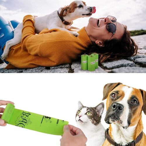 24 Rollen | 360 Hundekotbeutel mit Gratis Kotbeutelspender, Gassibeutel Reisfest - Image 6