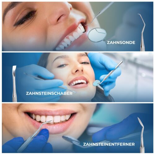 5er Set Zahnsteinentferner, Zahnreinigung, Zahnpflege für den Heimgebrauch - Image 3