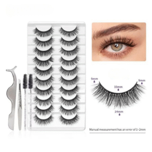 Künstliche Wimpern,Wiederverwendbare,False Eyelashes Langlebig Natürlicher Look
