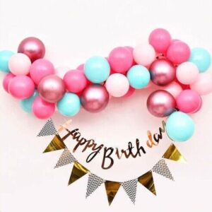 Ballongirlande Geburtstag Ballonbogen Kit Chrom Metallic Ballon Hochzeitsparty