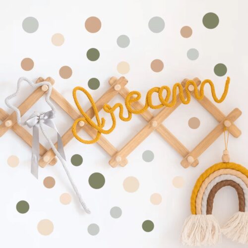 Farb punkt Wandaufkleber,wandtattoo für  Wohnzimmer,babyzimmer,Wandsticker deko - Image 6