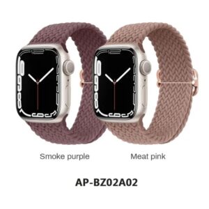 Montegoni Armband Nylon Armband für Apple Watch Smartwatch 42mm 44mm 45mm 49mm, Ersatzarmband Armband für Apple Watch Serie 8/7/6/5/4/3/2/1/se, für Damen und Herren, geflochtenes Sportarmband