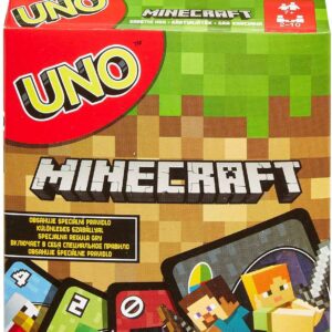 Spielesammlung Mattel games Spiel, Familienspiel UNO Minecraft