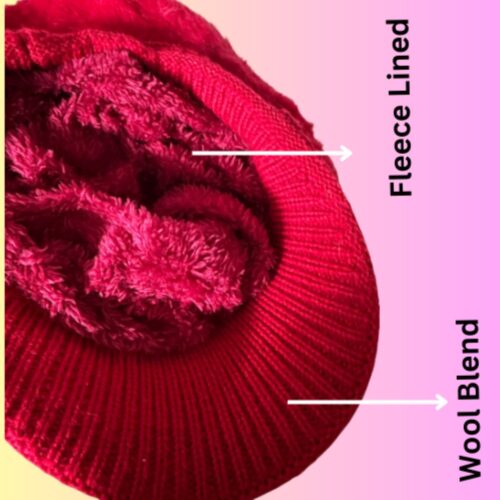 Strickmütze Warm gefütterte Wintermütze Strickmütze Beanie - Image 4