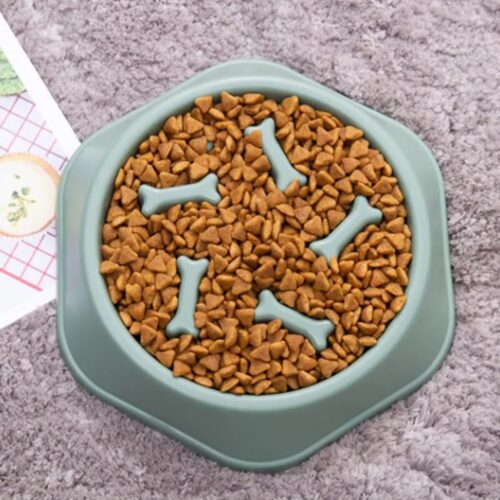 Futterbehälter Slow Feeder Hundenäpfe (Slow Feeding Kunststoffnapf, Hundenapf Slow Feeder), rutschfester Hundenapf für kleine und mittelgroße Hunde - Image 3