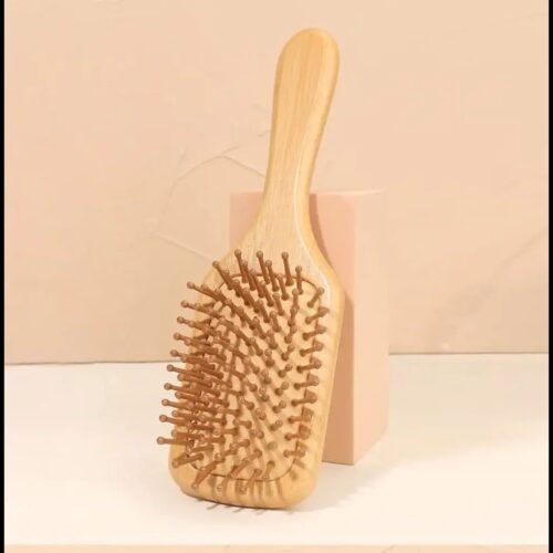 Haarbürste Profi Holzkamm für Damen & Herren Antistatischer Kamm, Holzbürste Paddle-Brush,Flacher Haarkamm Für Alle Haartypen - Image 4