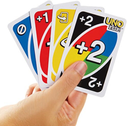 Spielwelt UNO Spiele UNO Flip (UNO Kartenspiel für die Familie, Reisespiel oder Spiel für Erwachsene, Kinder und Familie Karte Brettspiel lustige Uno Geschenke), Doppelseitige Karten,für 2-10 Spieler - Image 4