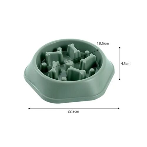 Futterbehälter Slow Feeder Hundenäpfe (Slow Feeding Kunststoffnapf, Hundenapf Slow Feeder), rutschfester Hundenapf für kleine und mittelgroße Hunde - Image 2