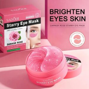 Augenpads Gold gegen Augenringe 60 Stück Augen Pads, Anti Aging Augenpflege Pads gegen Falten,Augenmaske AntiFalten Wirkung