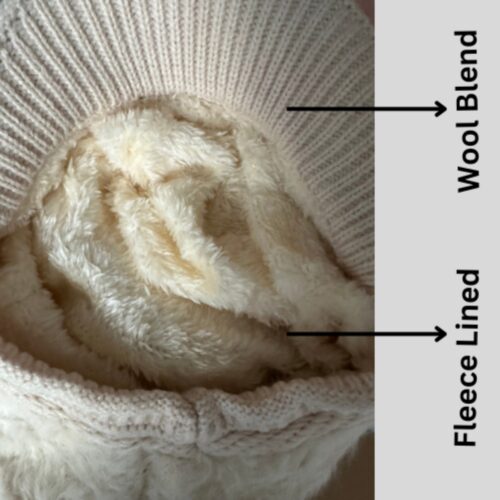 Strickmütze Warm gefütterte Wintermütze Strickmütze Beanie - Image 2