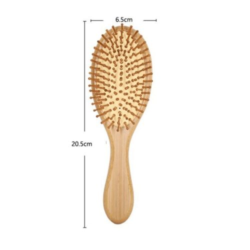 Haarbürste Profi Holzkamm für Damen & Herren Antistatischer Kamm, Holzbürste Paddle-Brush,Flacher Haarkamm Für Alle Haartypen - Image 3