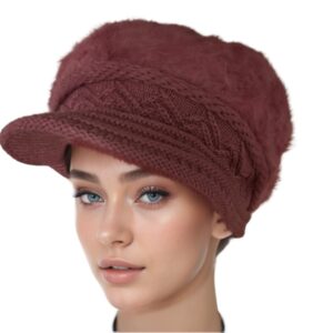 Strickmütze Warm gefütterte Wintermütze Strickmütze Beanie