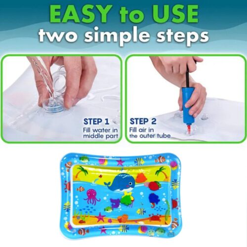 Planschbecken Spielmatte Baby Wassermatte – Aufblasbares Sensorisches Spielzeug - Image 5