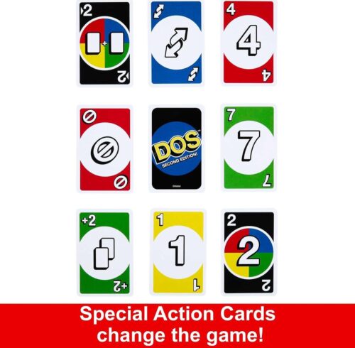 Spielesammlung Mattel Games FRM36 Uno Dos geeignet für 2-4 Spieler ca. 30 Minuten Spi - Image 4
