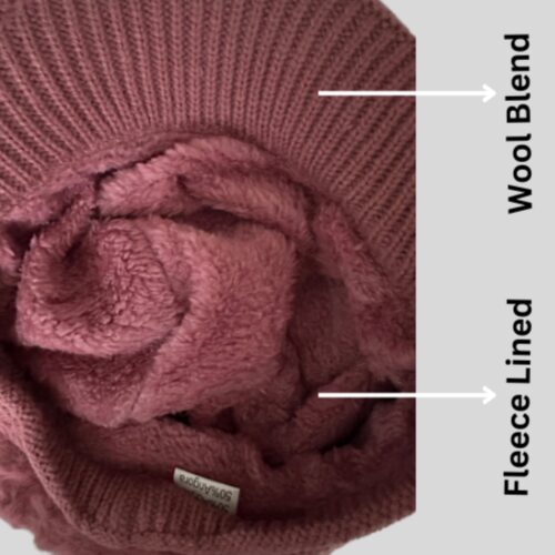Strickmütze Warm gefütterte Wintermütze Strickmütze Beanie - Image 2