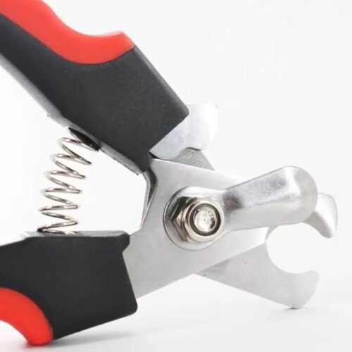 Montegoni Krallenschneider Profi Krallenschere für Hunde mit Haustier Nagelfeile, (2-tlg., Nagelknipser Mit Sicherheitsschutz), Edelstahl,Hohe Qualität Krallenpflege Schneider für Haustiere - Image 4