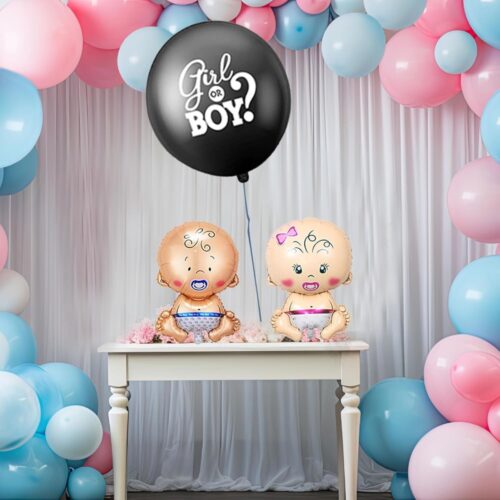 Aufblasbares Partyzubehör Gender Reveal Party Deko Set für Babypartys,Babyparty&Baby Shower Deko - Image 3