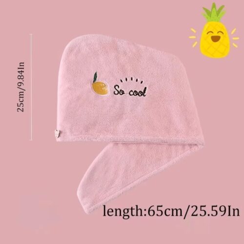 Haar Handtuch schnelltrocknend Magisch Duschhaube Damen Turban Wickel hauben - Image 2