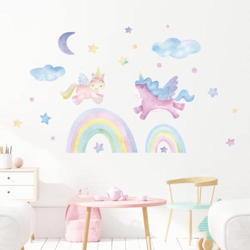 (Wolken,Mond,Sterne, Wandsticker, Wanddeko für kinderzimmer), Mädchen Kinderzimmer - Image 6