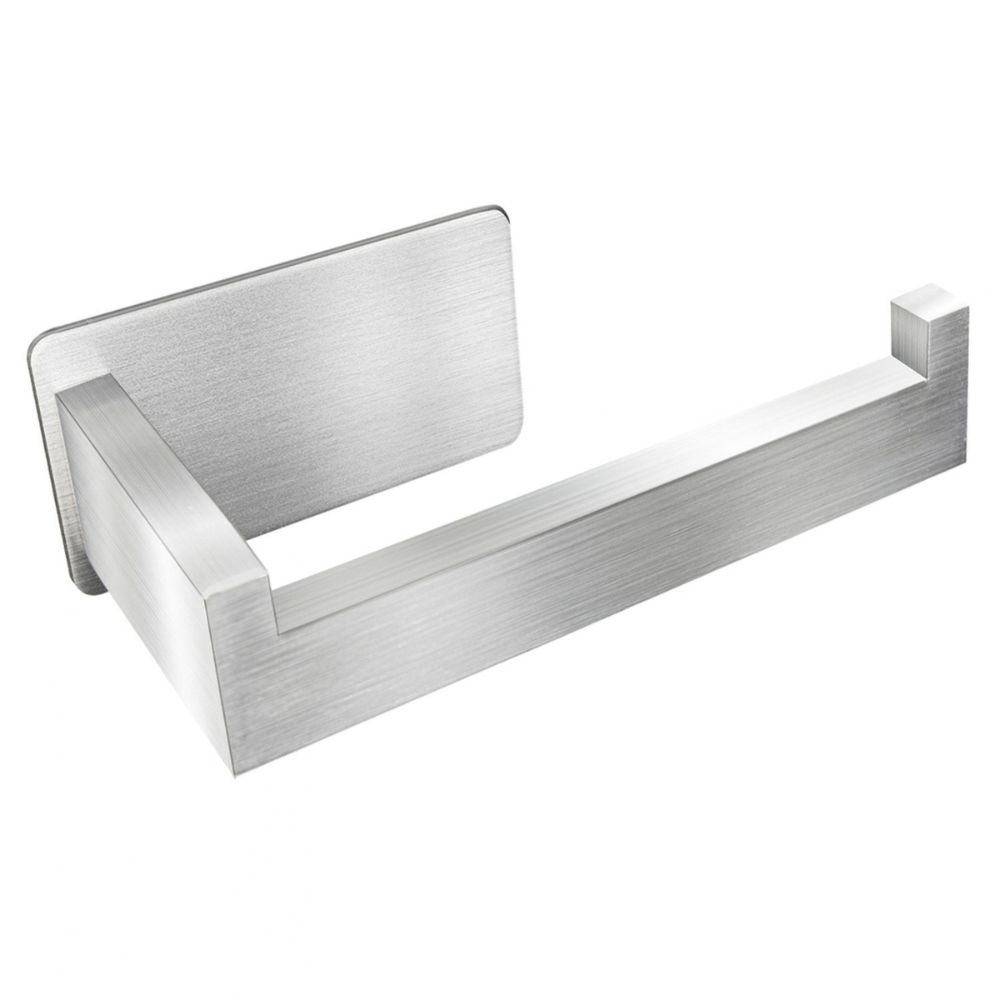 Stainless Steel Toilet Roll Holder, No Drilling, Self-Adhesive