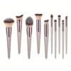 Montegoni Make-up Pinsel Set 10-teilig Champagne-Gold – vegane Borsten