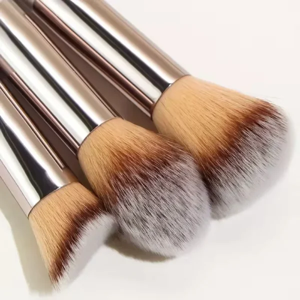 Montegoni Make-up Pinsel Set 10-teilig Champagne-Gold – vegane Borsten