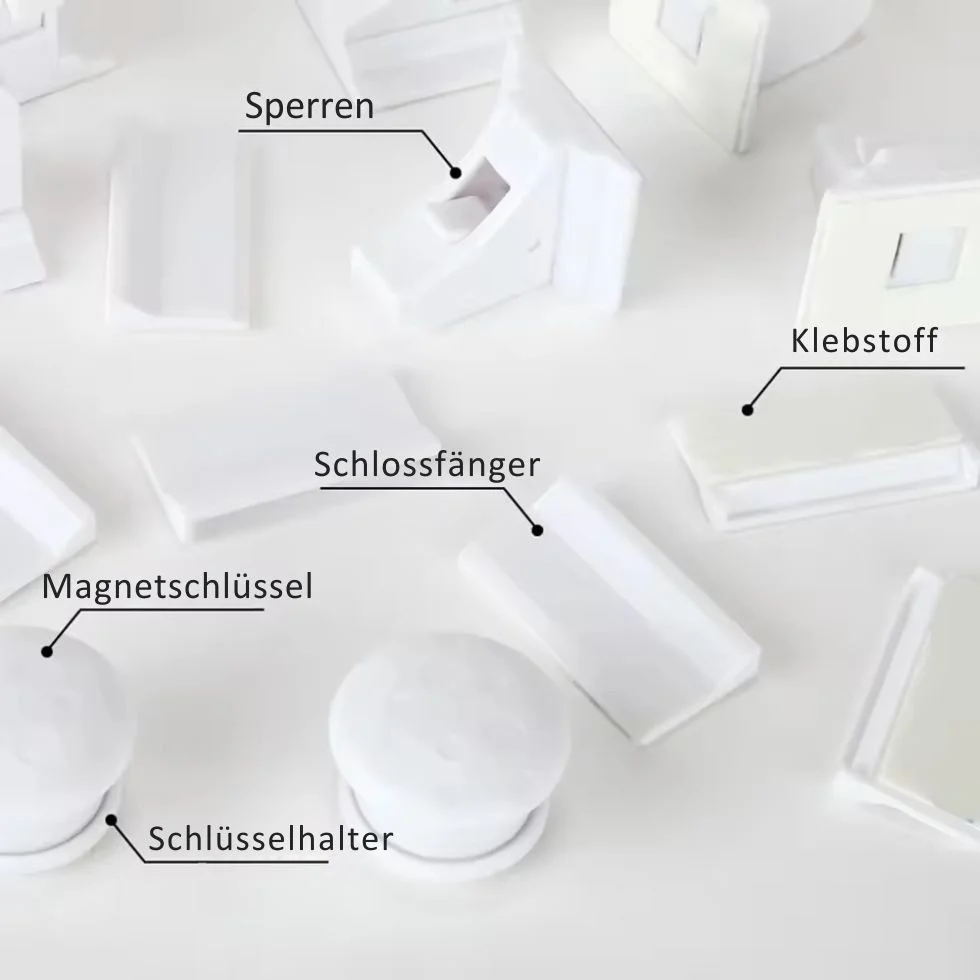 Magnetschloss-Kindersicherung, 10 Stück