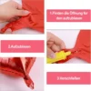 Rote Folienherzen, 10 Stück