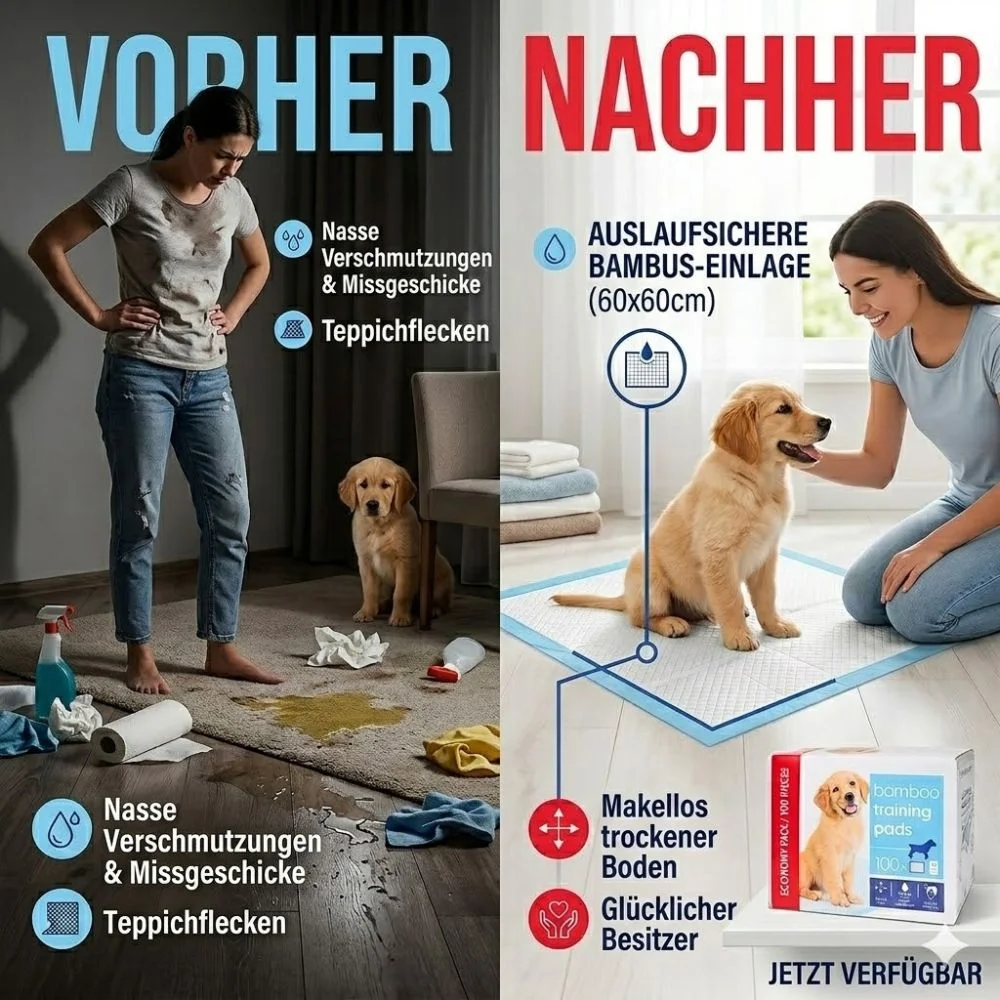 Pet Training Pads, 60 × 60 cm, 100 Pieces