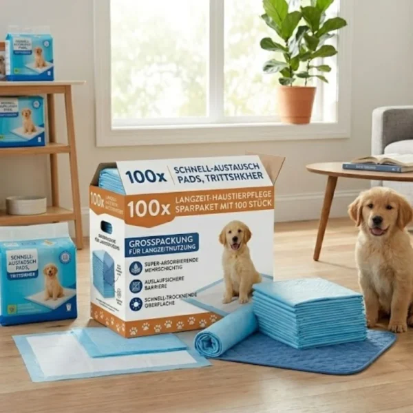Pet Training Pads, 60 × 60 cm, 100 Pieces