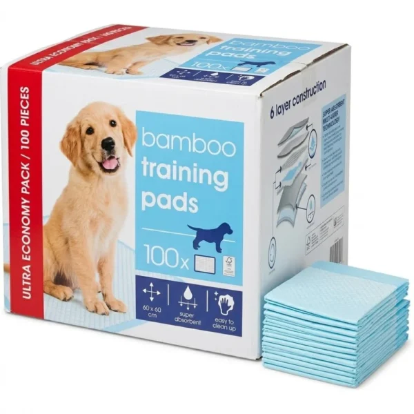 Pet Training Pads, 60 × 60 cm, 100 Pieces