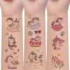 Kindertattoo Einhorn Tattoos Mädchen,10 Blätter,270 Einhorn Tattoo Kinder