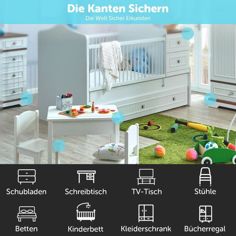 Eckenschutz rund, 10 Stück