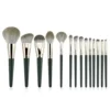 Montegoni Make-up Pinsel Set 14-teilig – weiche Nylonborsten, leichte Griffe