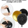 18th Birthday Decoration, Black & Gold