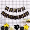 18th Birthday Decoration, Black & Gold