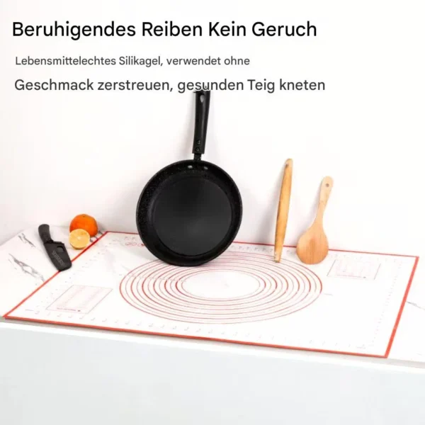 Silicone Dough Mat, 40 × 50 cm, White