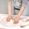 Silicone Dough Mat, 40 × 50 cm, White