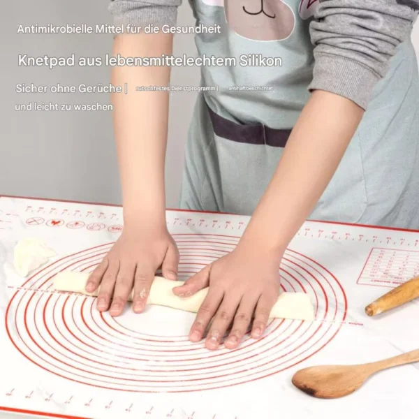 Silicone Dough Mat, 40 × 50 cm, White