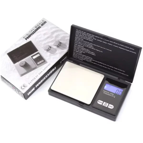Taschenwaage bis 1 kg, 0,1 g Teilung
