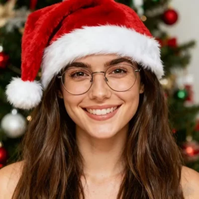 Bommelmütze 2 Stk. Premium Qualität Weihnachtsmütze Nikolausmütze aus Weiche Samt
