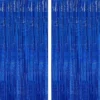 Tinsel Curtain Blue, Set of 2