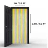Tinsel Curtain Multicoloured, Set of 2